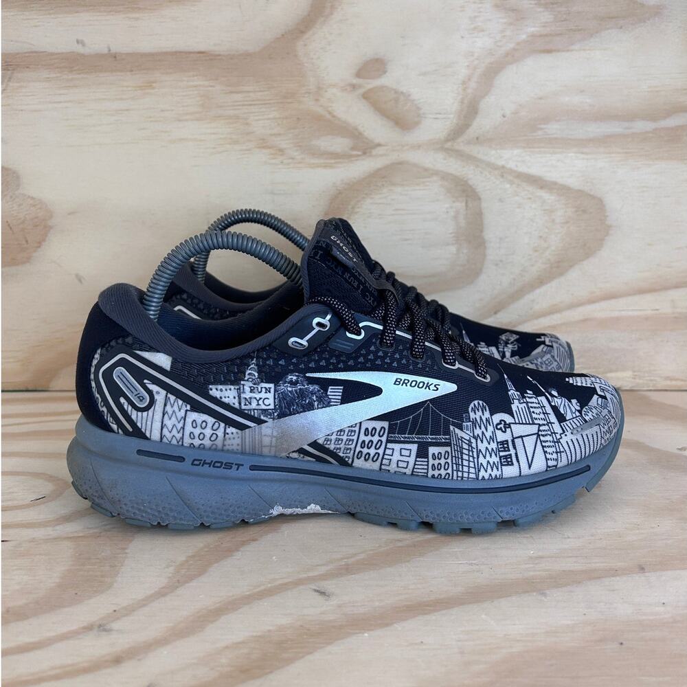 Brooks -Ghost 14 New York City -Running Shoes -Black -Women's -9(B) -1203561D005